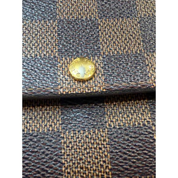Louis Vuitton Damier Ebene Sarah Long Wallet - Picture 8 of 8